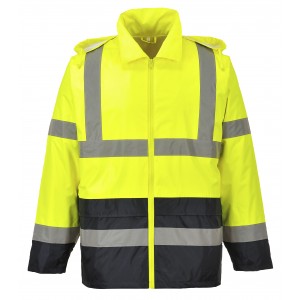 PARKA ALTA VISIB AMARELO/AZUL H443